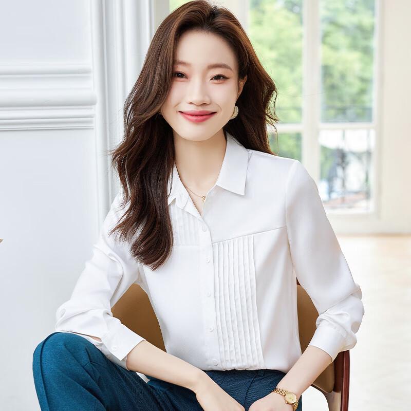 Women s Elegant French Style Long-Sleeve Shirt S