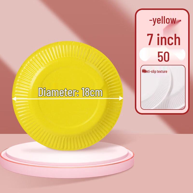 Disposable Round Paper Plates