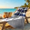 Dallas Customize Text Beach Towel Super Soft & Absorbent Ideal for Travel Outdoor Swim Pool Yoga Surf Camping Hiking Gym Gift Holiday