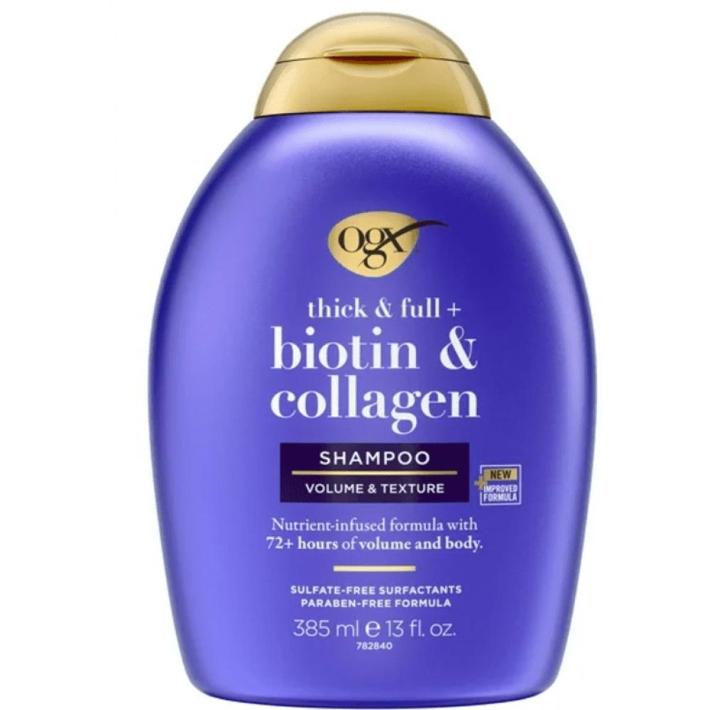 Ogx  Ogx Thick   Full + Biotin   Collagen Volumizing Hair Shampoo And Conditioner Duo  13 Fl Oz
