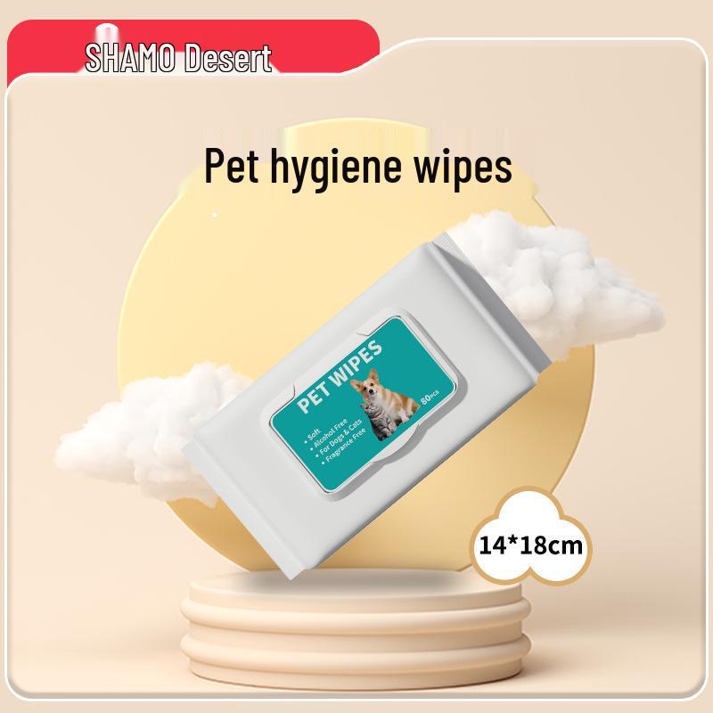 Pet Ear Cleaning Wipes & Finger Sleeves for Cats and Dogs - Ear Mite Removal and Care