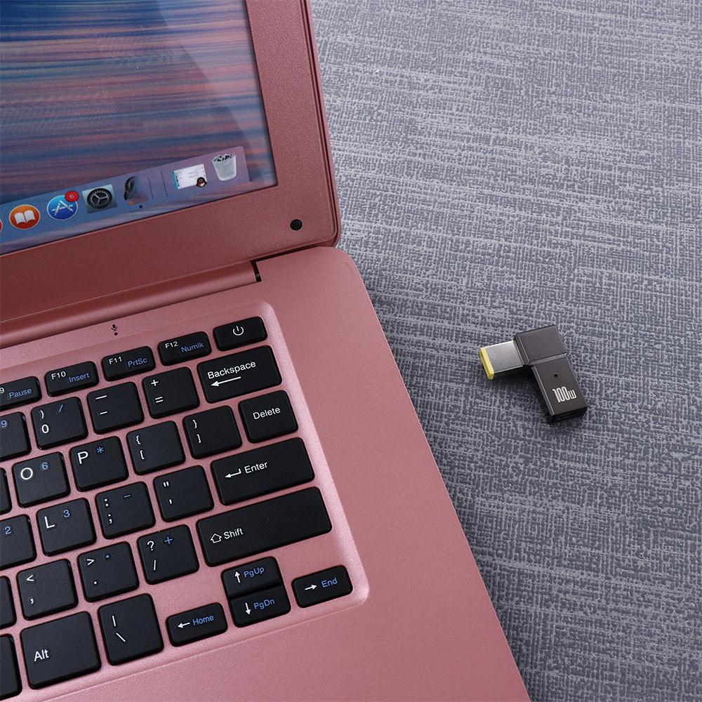 100W USB PD Adapter Laptop DC Power Adapter Type C Female to Square PD Plug USB C to PD Converter
