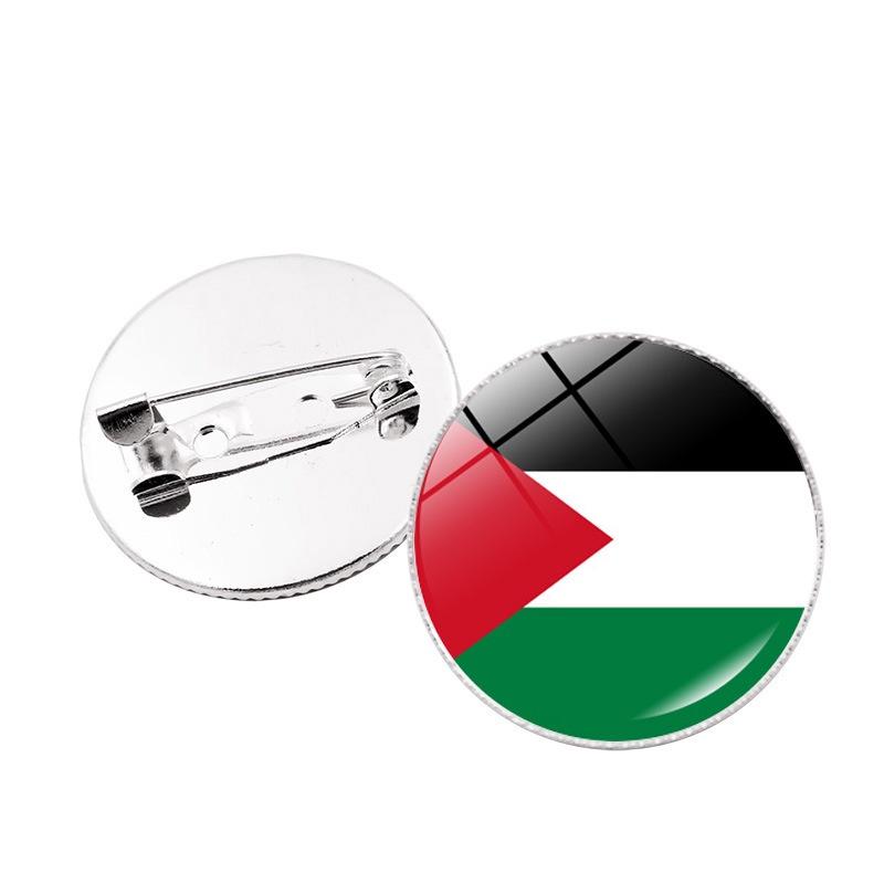 

Premium Zinc Alloy Palestine Flag Brooch Pin Unique And Stylish Accessory For Bags And Jewelry Wholesale StyleE