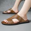 Herren Koreanischer Stil Rutschfeste Strandsandalen - Trendige Sommerfußbekleidung mit einem Riemen