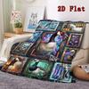 Cybernetic Goose Collection 2D Flat Pattern Flannel Blanket, High Quality All Seasons, Home Decor, Warmth and Comfort, Perfect for Christmas Gifts.