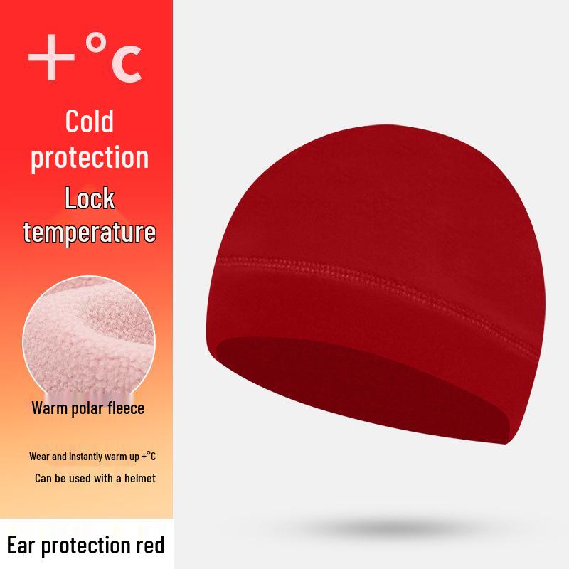 Thick Fleece Ear-Protective Winter Motorcycle Helmet Liner