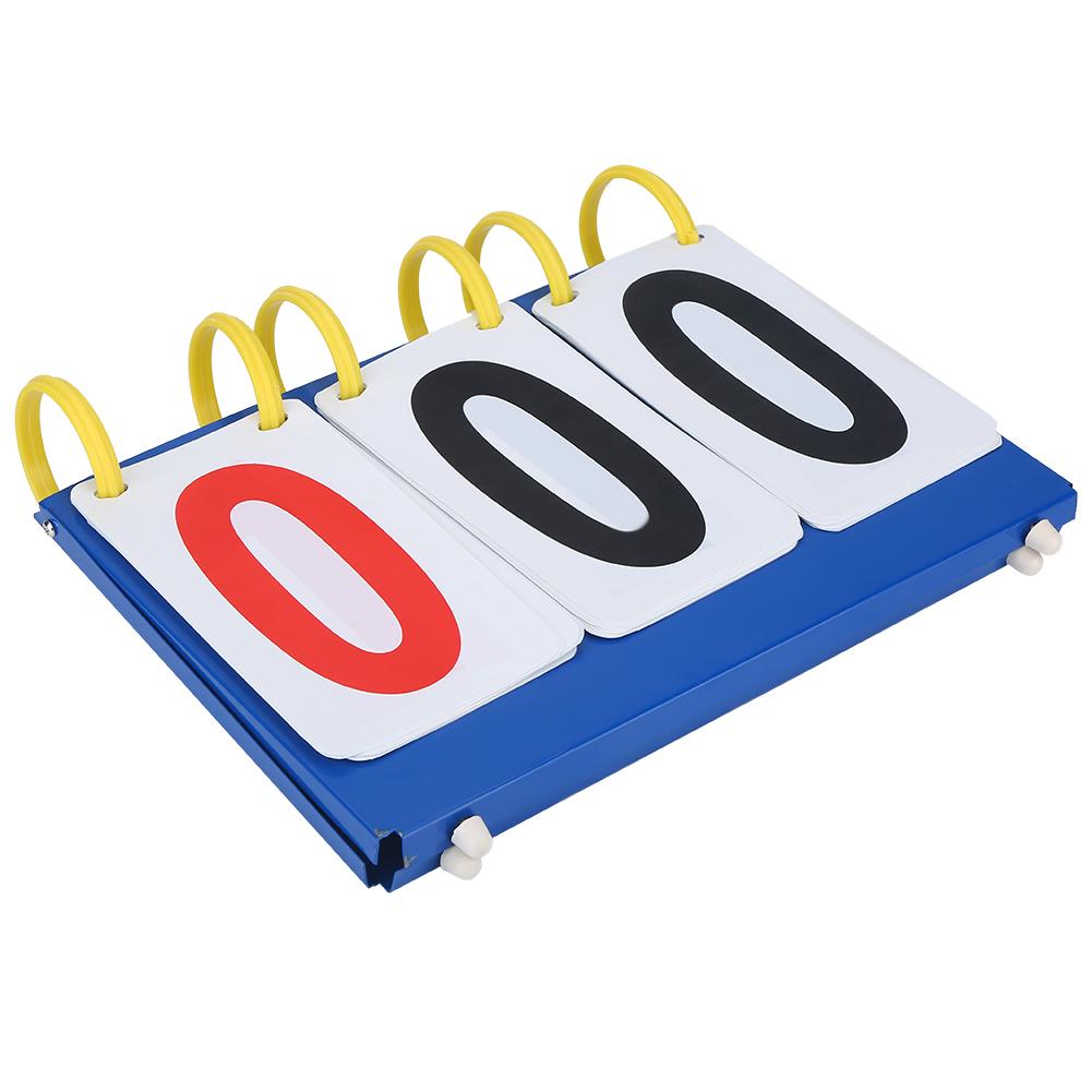 Portable Flip Sports Scoreboard Score Conuter for Table Tennis Basketball (3 digit)