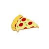 Yellow Pizza Shaped Enamel Brooches Cute Fast Food Design Golden Pins Women Girls Backpack Bag Jacket Badge