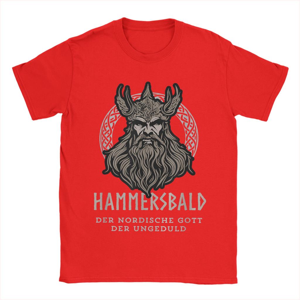 Hammersbald God of Impatience TShirt for Men  Vintage 100 Cotton Tee Shirt O Neck Short Sleeve T Shirt New Arrival Clothing