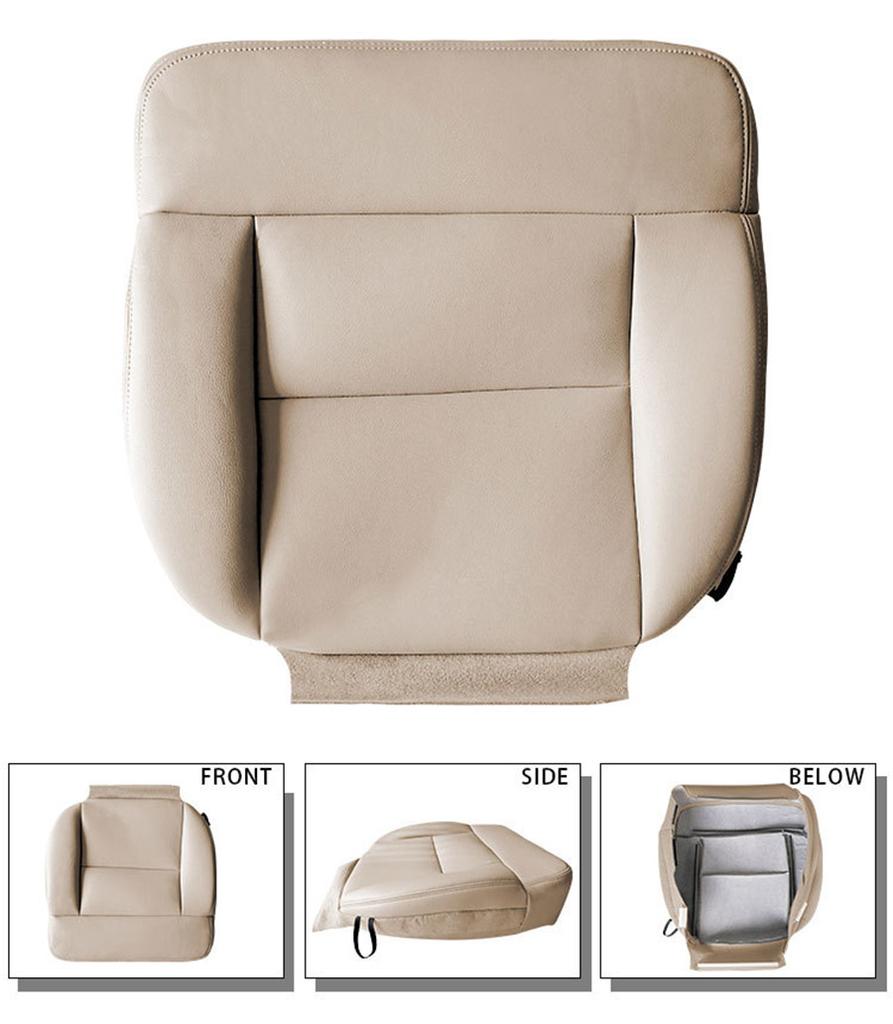 Replacement For Ford F150 2004-2008 Lariat Driver Side Bottom Microfiber Leather