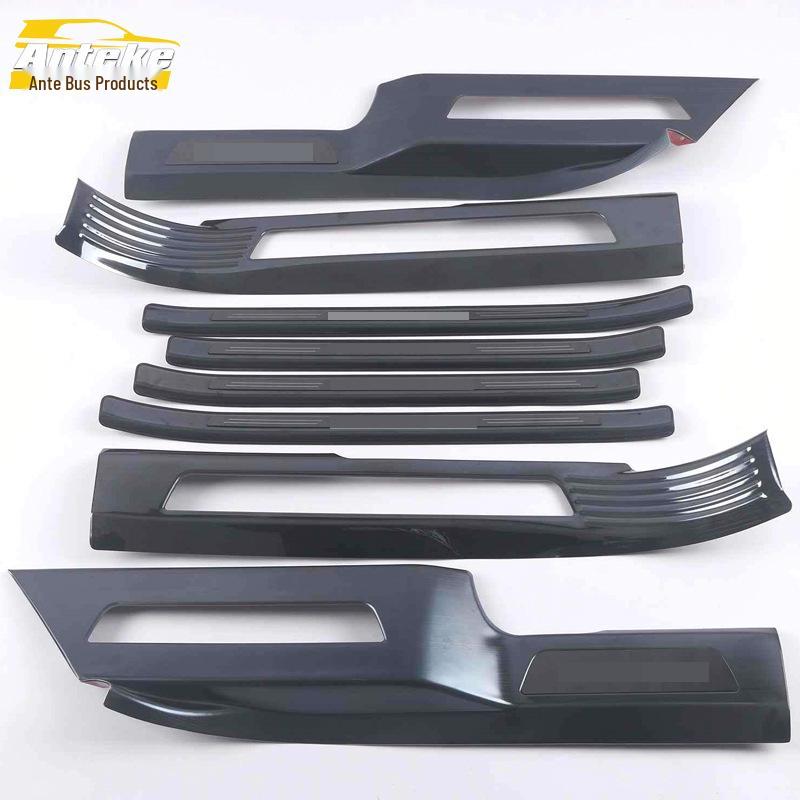 Teramont Stainless Steel Door Sill Trim Sticker: Anti-Scratch Welcome Pedal Scuff Protector Accessory for 2021 Teramont.