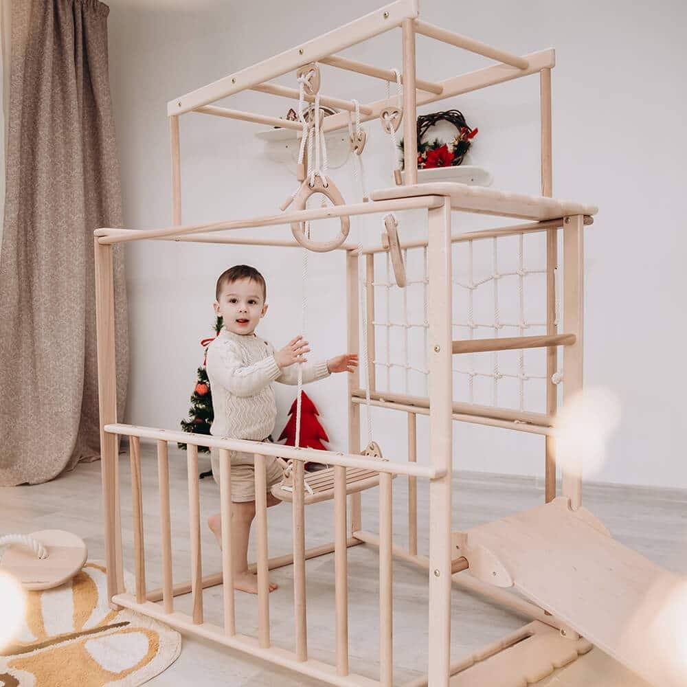 Indoor Climbing Frames Skandiko Home Playground Basic - Wood