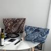 Denim Tassel Cosmetic Bag, Large-capacity Storage Bag, Portable Toiletry Bag, Lotion Brush Bag, Finishing Bag