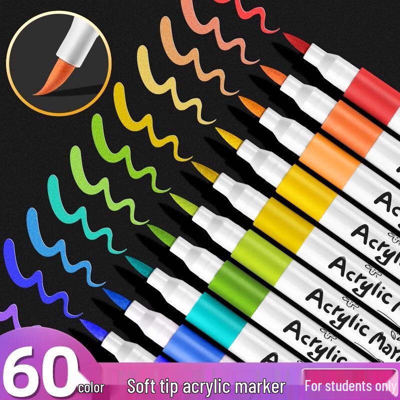 Shu Xing Soft Tip Acrylic Marker Pen Set