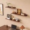 Decorative Wooden Floating Shelf Minimalist Style Bookshelf Organizer  Kitchen