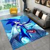 Classic Game S-Sonic Cartoon Non-Slip Area Rug for Living Room,Bedroom,Playroom,Soft Carpet Floor Mat Home Decor Rug Kids Room