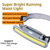 Portable COB Waist Light Rechargeable Work Light Outdoor Camping Night Running Floodlight Fishing and Hunting Work Light