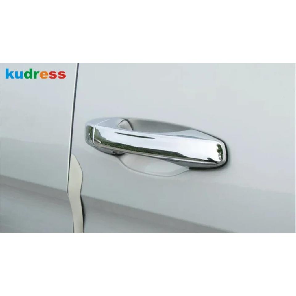 Door Handle Cover Trim For Volkswagen VW Teramont Atlas 2017-  2024 Chrome Car Side Handles Catch Cap Shell Accessories