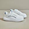 Spring White Shoes New Style of Female Students' Thick-soled High-rise Sports Shoes Casual Street Shot