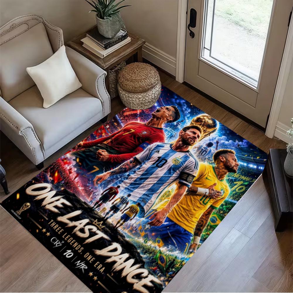 Lionel Messi Fc Barcelona Football Stars Floor Mat Suitable For Hallway Living Rooms Outdoor Playrooms Antislip Carpet Anime Office Decor Wedding Part