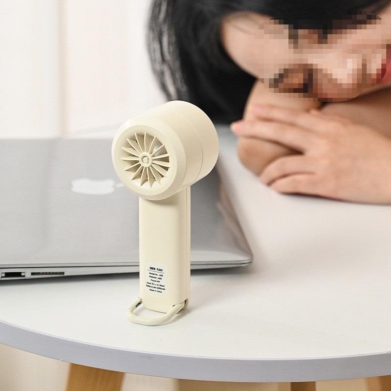 Ultra High-Speed Mini Handheld Fan with USB Rechargeable Battery and Digital Display