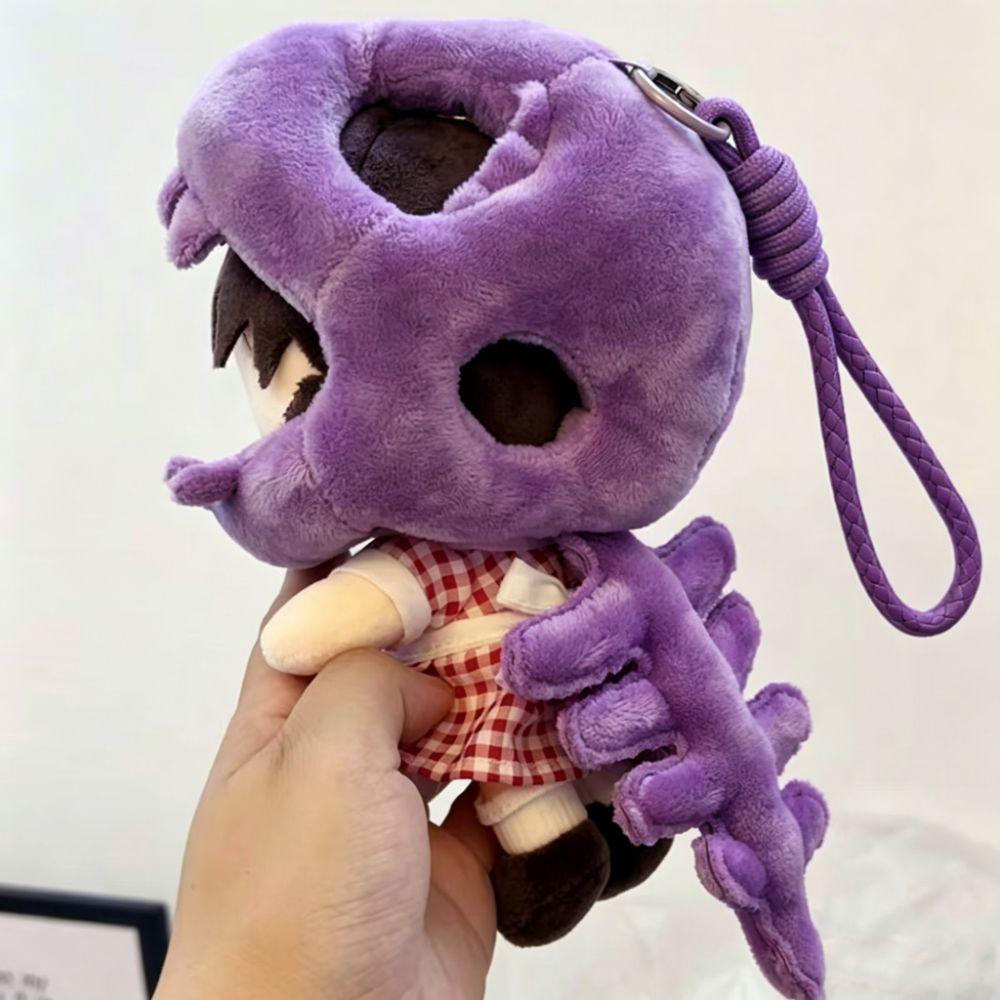 Bag Hanging Charm Dinosaur Bone Keychain With Lanyard Plush Hoodie Keychain Backpack Accessories