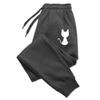 Pantaloni sportivi da donna stampati con gatto carino Pantaloni lunghi in cotone Pantaloni da jogging Pantaloni da jogging solidi per fitness sportivo