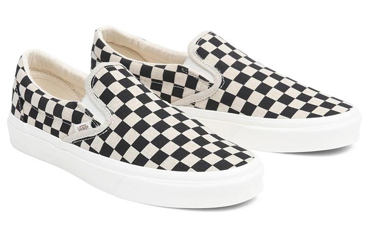 Men's Sneakers Vans Classic Slip-On 'Eco Theory - Black White Checkerboard'