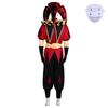 Anime Game Freak Circus NEW Cosplay Costume Pierrot Clown Pants Coat Headwear Mask Cosplay Outfit For Adults Halloween
