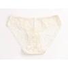 Women Sexy Floral Lace Ultra Thin Breathable Low Waist Cotton Crotch Butt Lifting Triangle Briefs