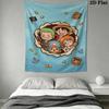 One Piece Wall Tapestry Aesthetic Wall Hanging Printed Fabric Blanket Decorative Tapestries for Bedroom Living Room Home Decor