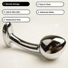 Metal Curved But Anal Plug Dildo Sex Toys,Anus Ass Butt Trainer,Analplug Buttplug Butplug,G-spot Prostate Massage