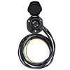 Multifunctional 7 Way Trailer Plug Connector for Secure and Efficient Wiring Harness Solution Easy Storage Outdoor Use