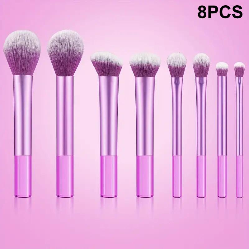 6/7/8/12 szt. Profesjonalny zestaw pędzli do makijażu Cień do powiek Róż Puder sypki Korektor Pędzel do makijażu Rozmiar podróżny Miękkie Włosie Syntetyczne Premium