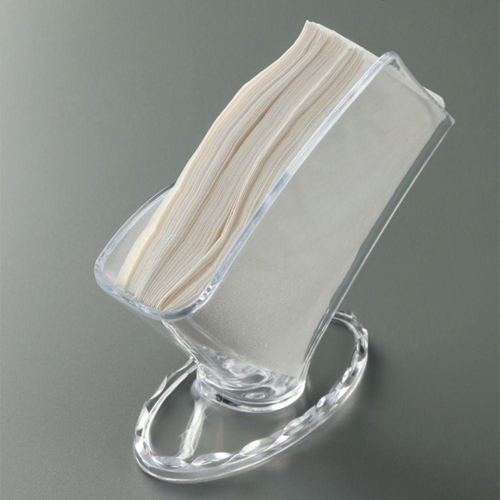 Acrylic Napkin Holder Transparent Paper Towel Box Creative Restaurant Napkin Box Restaurant