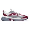 Li Ning Comet LITE Slip Resistant Abrasion Resistant Low top Casual Shoes Men's Gray Red AGCT235-4
