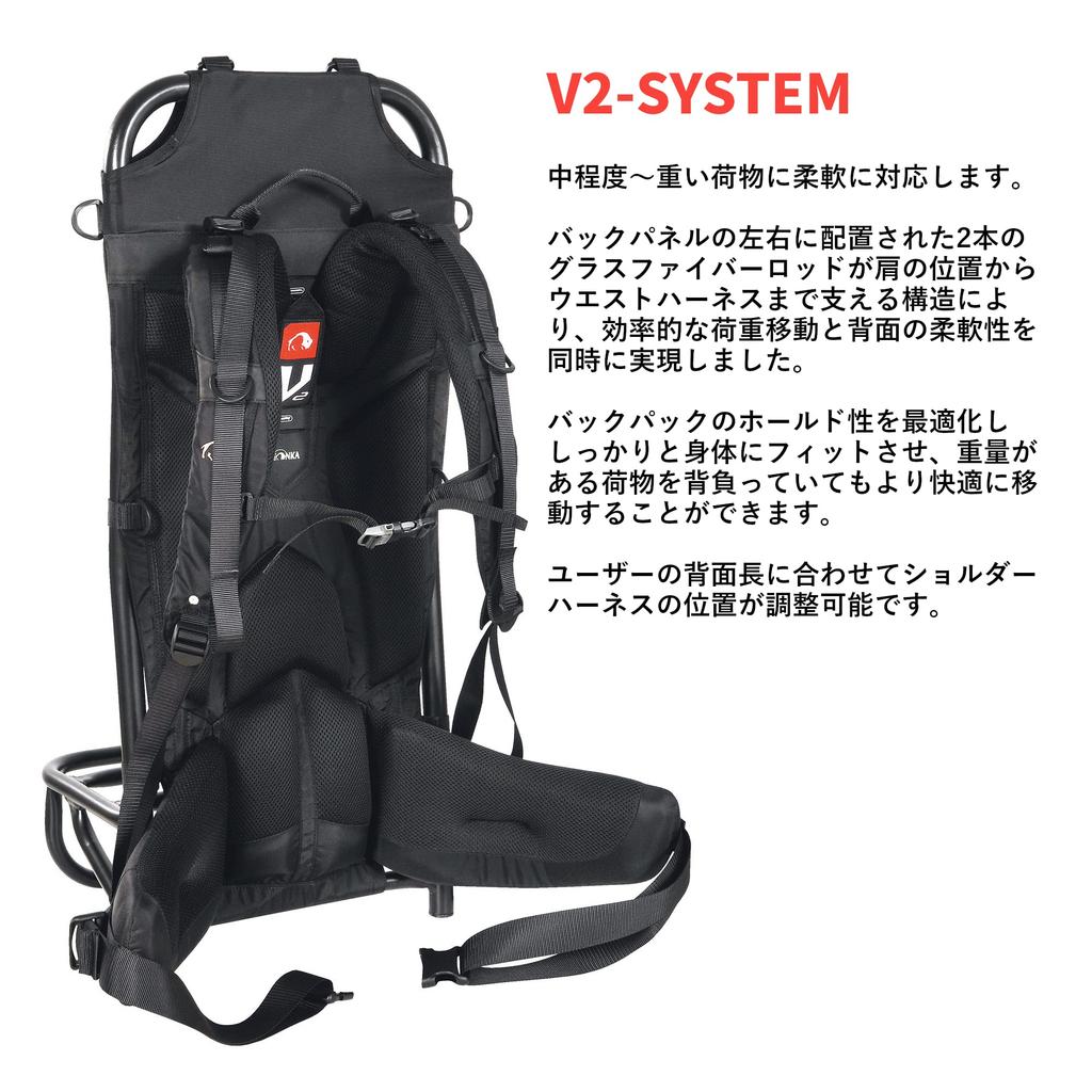 ZAINO PORTABIMBI TATONKA LASTENKRAXE (2,70 kg, Capacità di Carico 50 kg, Telaio in Alluminio, Nero) [Importazione Ufficiale]