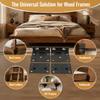 1 Set Black Furniture Hardware Connector Adjustable Bed Frame Bracket Bed Frame Assembly