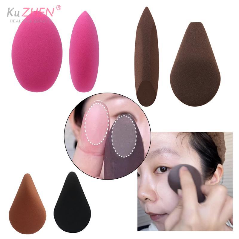 Éponges de Maquillage Détaillées Blenders Visage Pour Poudre Crème Fond de Teint Outils Cosmétiques Formés Contour Cache-Cernes Illuminant
