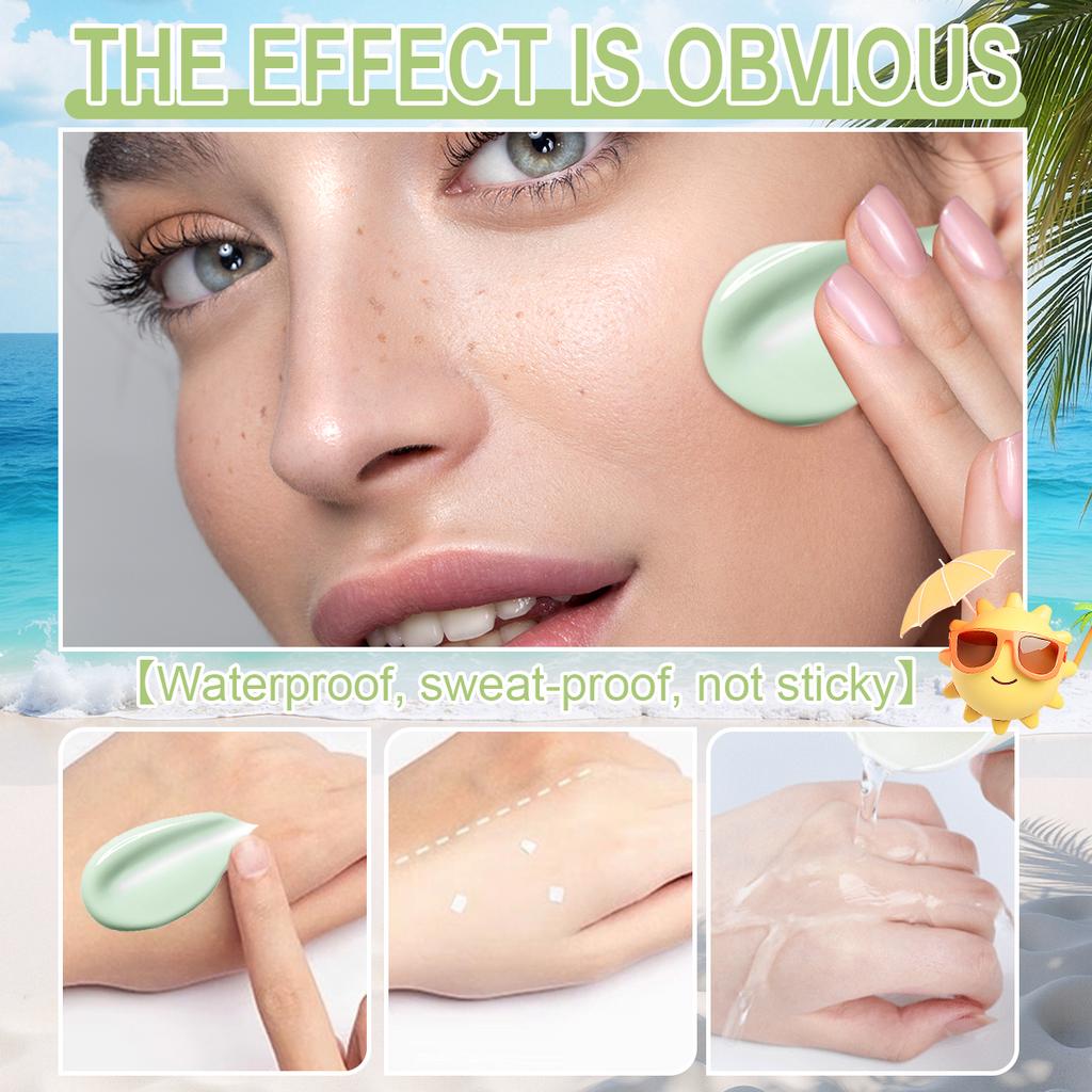 50g SPF90+ Sunscreen Cream Protector Cream Long-Lasting Waterproof Brightening Moisturizer Purple Isolation Lotion