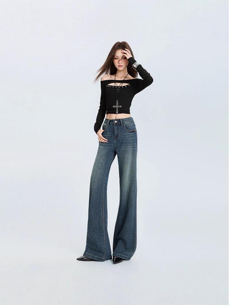 2025 Retro Summer Slimming Flared Women's Jeans