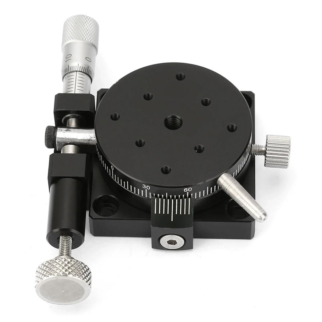 R Manuelle rotierende Gleitbühne R38 Manuelle Rotationsbühne Rotierendes Präzisionslager Gleitende Einstellbühne 38mm*20mm