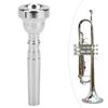 Trumpet Mouthpiece Silver Labor Saving Beginner Musical Instrument Accessories 7C(Silver )