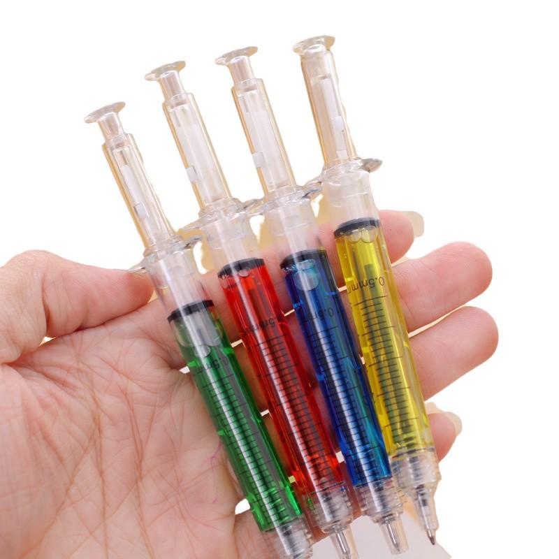 YZ31 Creative Syringe Ballpoint Pen for Kids' Gifts and Study Supplies