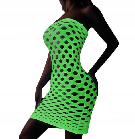 Glow in the Dark Mesh Bodystocking Sexy Women' Lingerie Set