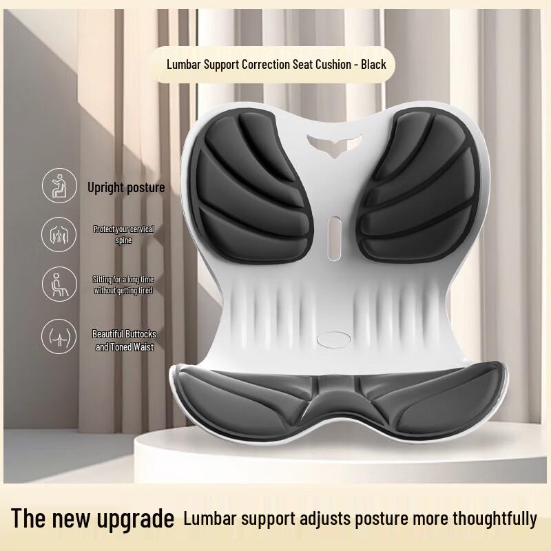 WEZHO Ergonomic Lumbar Support Office Cushion