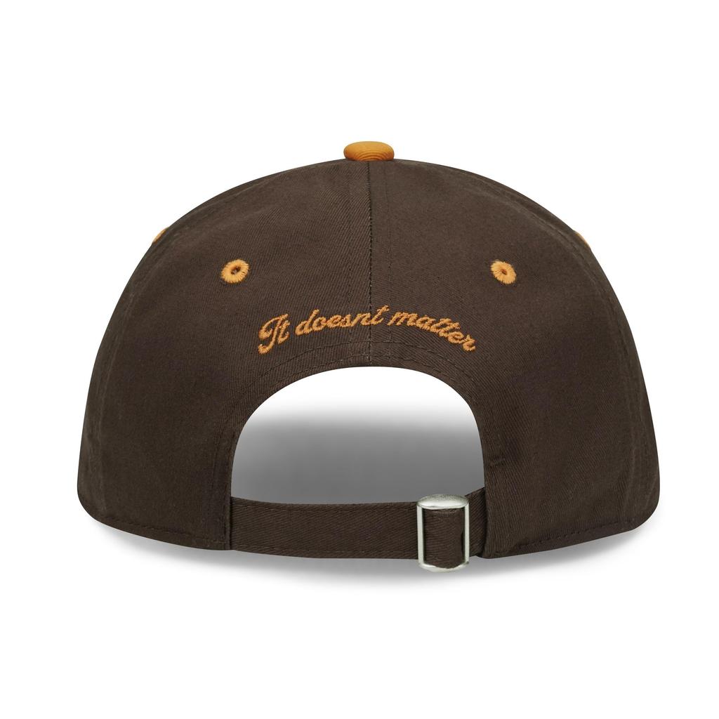Clape Baseball Cap Adjustable Sun Protection Flat Brim Brown J-BSAP2546