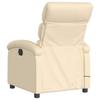 Electric Massage Chair Cream Fabric