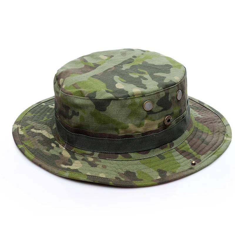 Outdoor Eimerhut Camouflage Boonie Hut Verdickt Fischerhut Airsoft Jagd Wandern Klettern Camping Hüte