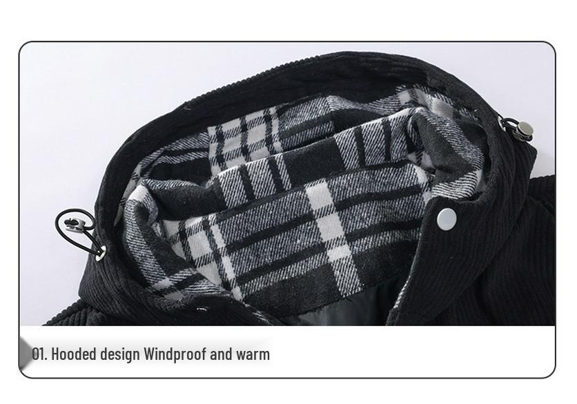 Spring 2026 Men's Trendy Corduroy Jacket: Versatile Youth Fashion Outerwear